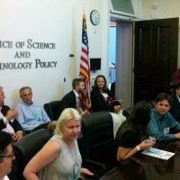 Makerspace Organizers meeting in the Office of Science and Technology Policy at the White House