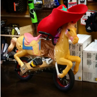 As Blake rightly points out, “It's funny because it's ah, bigger than, ah you know, a normal hat.” Image courtesy of Scott Blake.