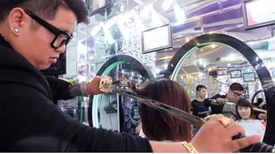 Samurai Sword Haircuts