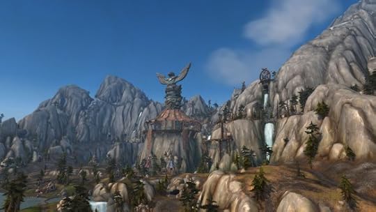 The new Highmountain zone in World of Warcraft: Legion