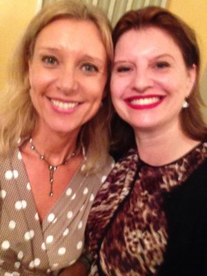 Anna Fredriksson och jag - Anna pratade om Avskedsfesten; en roman jag verkligen ser fram emot att läsa.