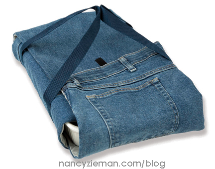 10-20-30 Minutes to Recycle Jeans, Nancy Zieman, Sewing WIth Nancy, How to recycle jeans