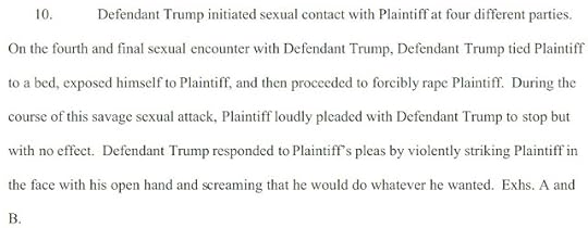  Trump Rape Lawsuit Filing Excerpt
