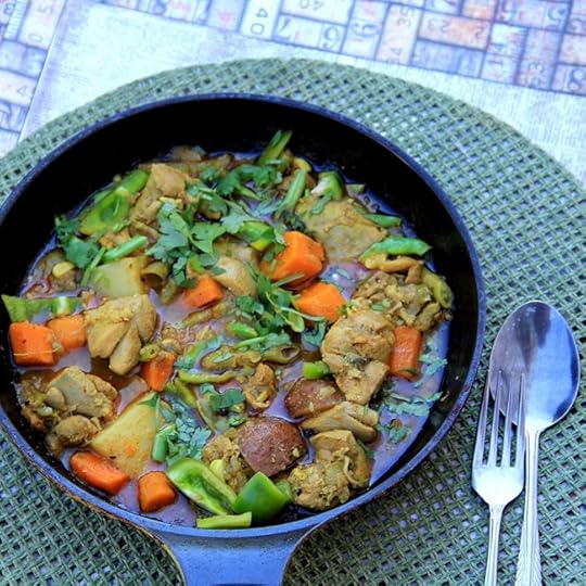 Bengali Chicken Curry with Fall Vegetables