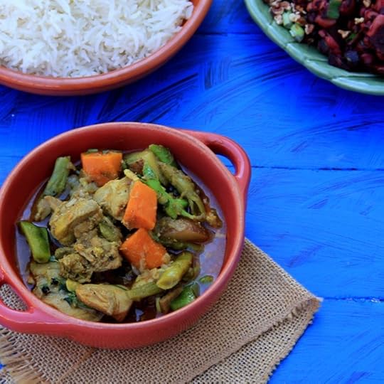 Bengali Chicken Curry with Fall Vegetables