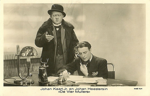 Johan Kaart en Johan Heesters in De Vier Mullers