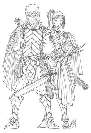 Art of the Mantis-Kinden from Adrian Tchaikovsky's 