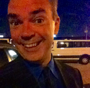 Vincent Truman on set