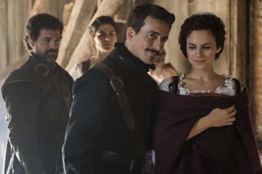 Los personajes de 'El Ministerio del Tiempo', en una de sus visitas al Siglo de Oro (TVE).