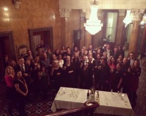 Och så avslutades min mässa med förlagsmiddag med bästa förlaget.