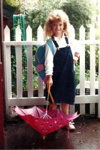 Selah first day of first grade