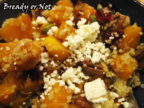 Bready or Not: Butternut Squash and Quinoa Salad 