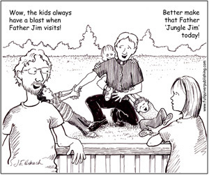 Cartoon copyright Full Quiver Publishing/James & Ellen Hrkach Please do not use without permission