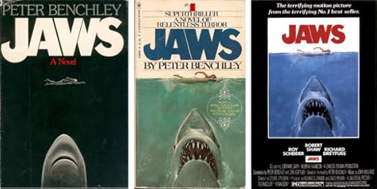 JAWS Book Covers and Movie Poster