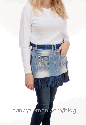 10-20-30 Minutes to Recycle Jeans, Nancy Zieman, Sewing WIth Nancy, How to recycle jeans