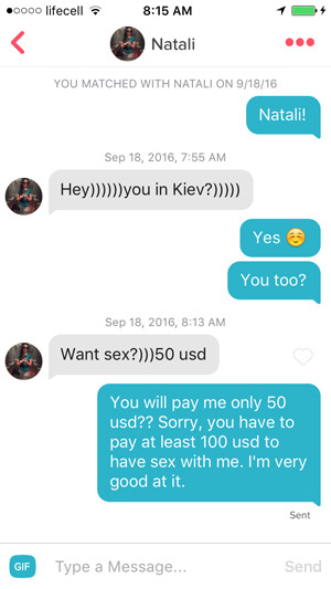 Tinder chat
