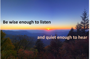 wise and quiet