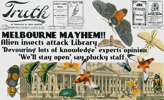 Melbourne Mayhem, by Andrew McConville, collage. (image: Andrew McConville)