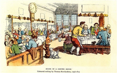 Image result for eighteenth century coffee house culture