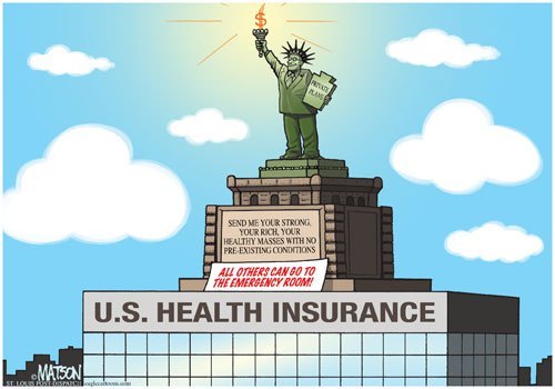 Image result for health insurance cartoons