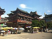 A re-constructed Song Dynasty building in Kaifeng, China.