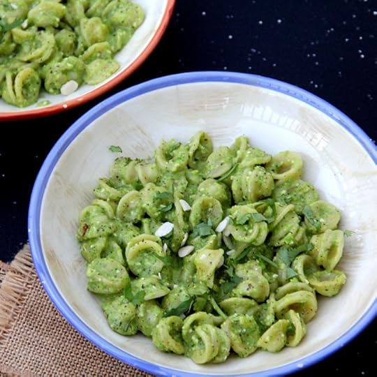 Green Pea and Almond Pesto