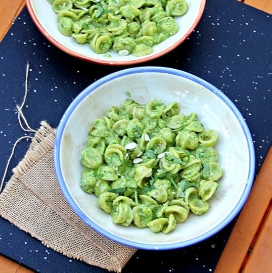 Green Pea ad Mint Pesto