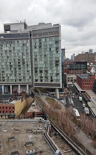 Overlooking the High Line and The Standard hotel from the Whitney.