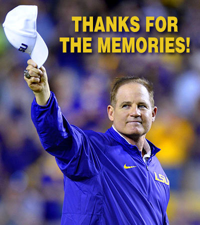 Thanks for the Memories, Les Miles!