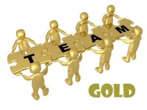 Computer generated image with clipping path - Team.