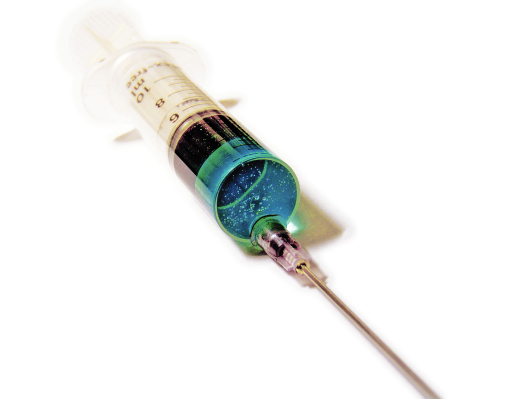 Andres Rueda, Syeringe with Blue liquid, flickr.jpg