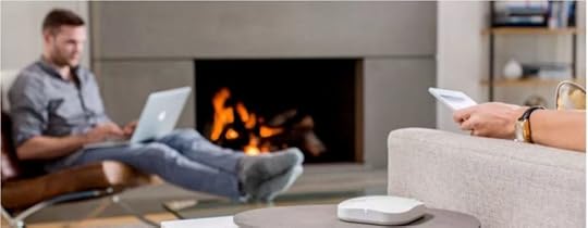 The bliss of WiFi at home.