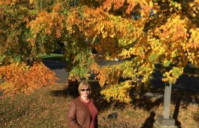 More fall color at Columbia Winery
