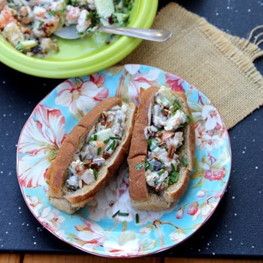 Fall Shrimp Salad Rolls