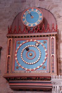 A lovely astronomical clock in Exeter, UK