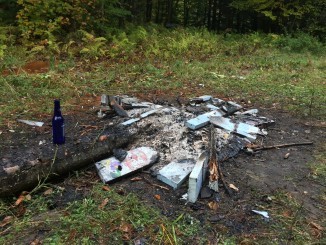 picnic table remains