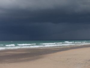 Mother Nature isn't happy, Teewah Beach camping 2014