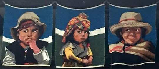 Artwork in Cuenca of children