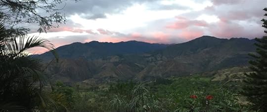 Afterglow over Vilcabamba Valley