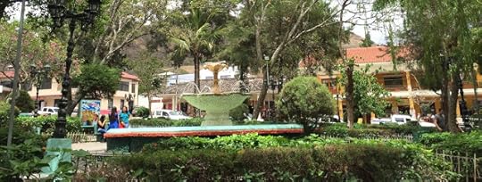 Town center fountain