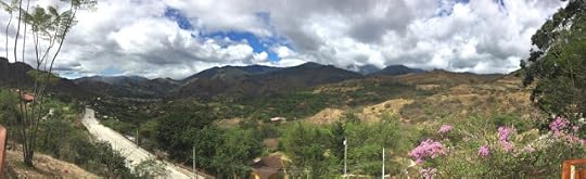 The road into Vilcabamba from the south