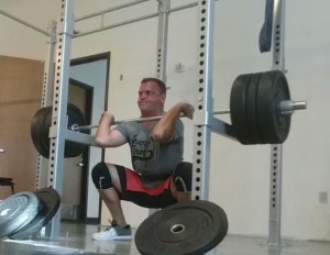 front squat went up by 100 pounds