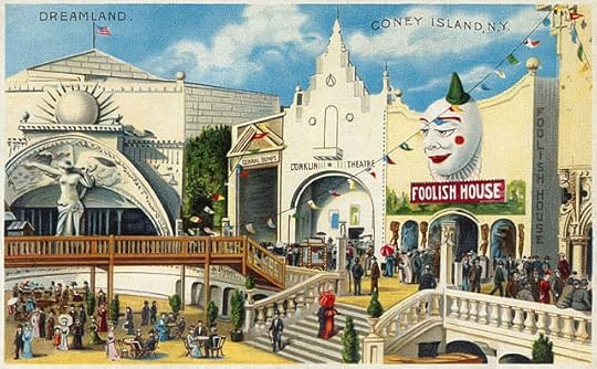 Believe it or not, Dreamland itself went down in flames in 1911. Park entertainers from Fighting the Flames, who went through extinguishing motions daily, tried to help—even the Midget City Fire Department sprang into action!