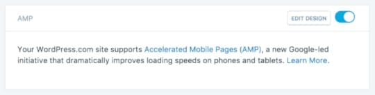 Disable/Enable AMP