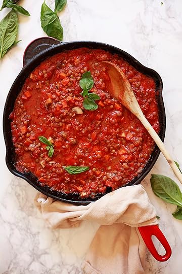 vegetarian lentil bolognese sauce