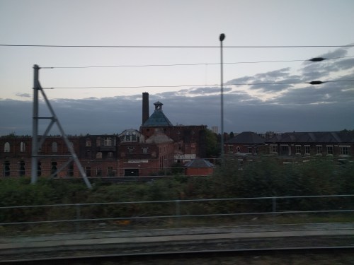 British Industrial Town from the train.
