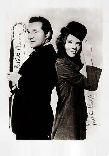Patrick Macnee and Diana Rigg in The Avengers