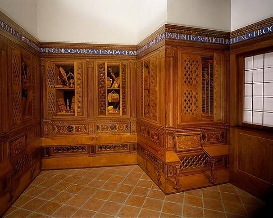 Image Credit: Studiolo from the Ducal Palace in Gubbio, Rogers Fund, 1939, Public Domain via OASC and The Met