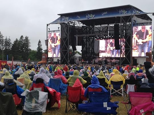 Not sure how well everyone else liked it, but I didn't mind the rain! So much fun! Crazy talent up there on stage - I think this was one of the Emerson Drive guys, not sure - he was a cutie :) Country music gets a bad rap sometimes, but I saw a lot of awesome guitar playing and some of the songs were downright infectious. A great time overall!