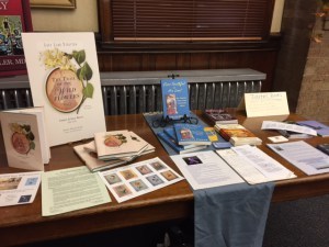 Book table at Indie Author Day, 2016